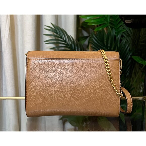 ✺✺ AUTHENTIC TORY BURCH CAMEL BROWN BRITTEN SHOULDER BAG/CROSSBODY ✺✺ - Picture 4 of 11